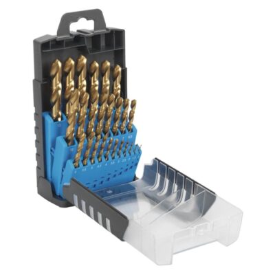 Trusa burghie tratate cu titan, HSS
