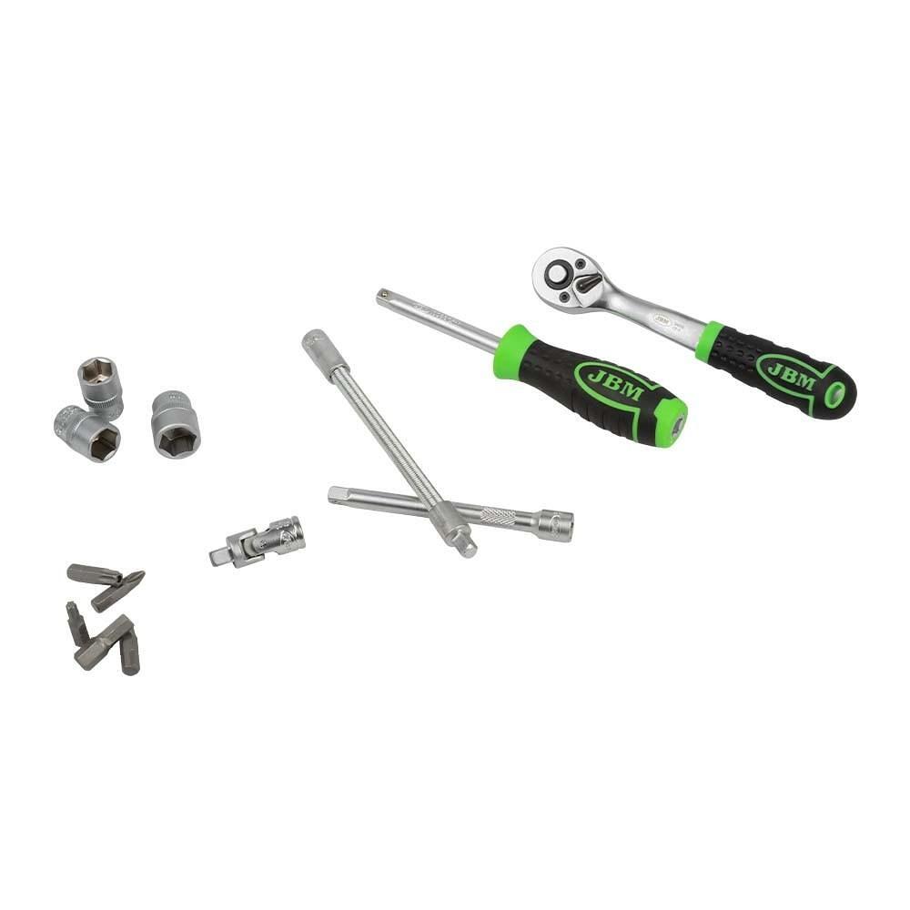 Trusa chei tubulare cu patrat de 1/4″, JBM – SimpleTools Trusa chei tubulare cu patrat de 1/4", JBM - SimpleTools
