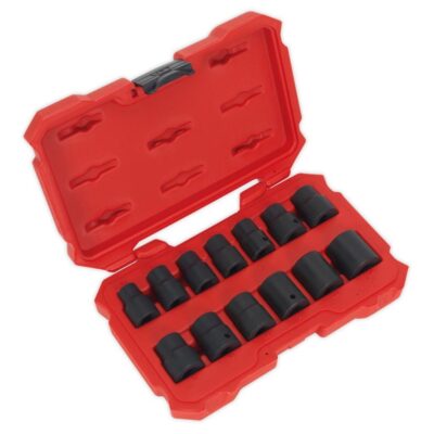 Trusa chei tubulare Lock-On, 1/2", 13 piese