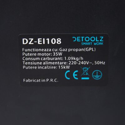 Tun de caldura pe gaz GPL 220-240V 50Hz 15KW - Aeroterme/Sobe si Incalzitoare