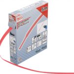 Varnis termocontractabil rosu Ø 8 mm, lungime 5 m, BGS 6852-1 - Tuburi termo si mansoane