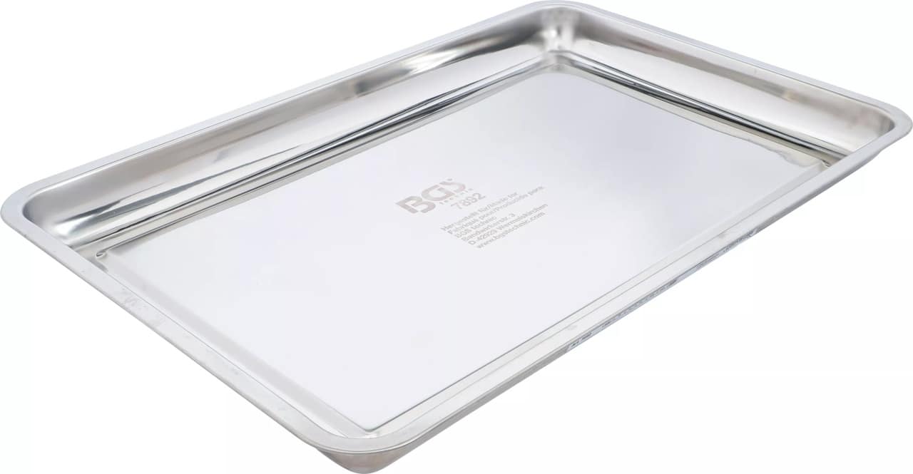 Vas de colectare Inox, dimensiuni 600 x 400 mm, BGS 7892 – SimpleTools Vas de colectare Inox, dimensiuni 600 x 400 mm, BGS 7892 - SimpleTools