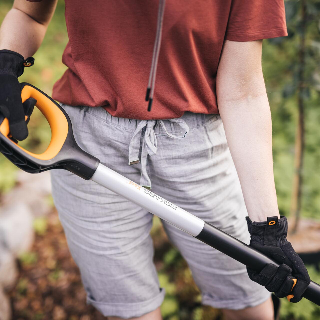 Lopata Fiskars Xact, 1066731, 130 cm, 2.2 kg - imagine 3
