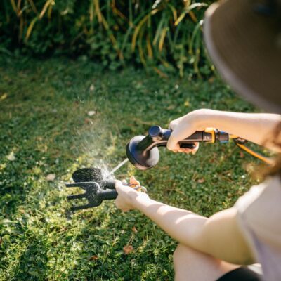 Pistol pentru stropit cu 3 jeturi Fiskars Solid Multi, 1070836 - SimpleTools