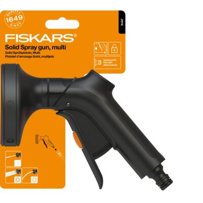 Pistol pentru stropit cu 3 jeturi Fiskars Solid Multi, 1070836 - SimpleTools