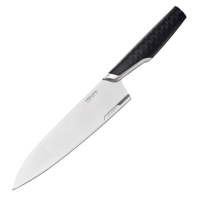 Cutitul bucatarului Fiskars Titanium, 20 cm