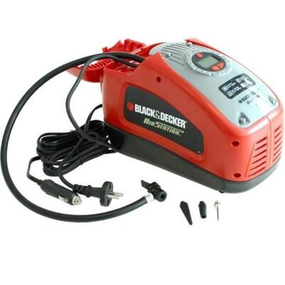 Compresor auto Black&Decker, ASI300-QS, 12Vc.c/230Vc.a., 11 bar