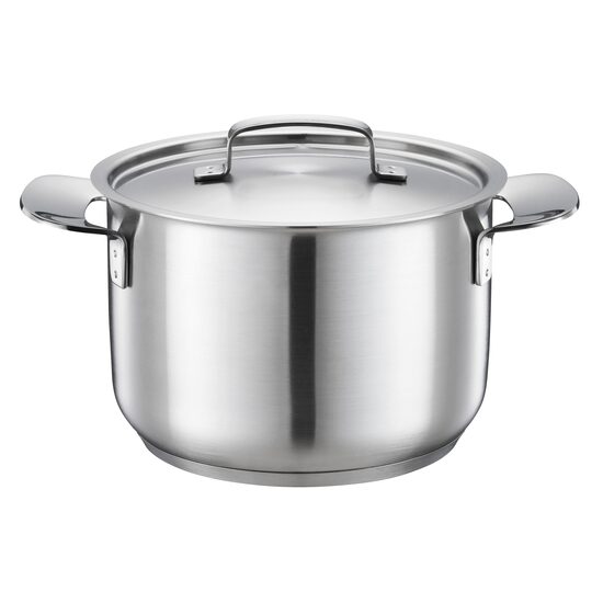 13273323_PRODUCT Oala cu capac, din otel inoxidabil, fara acoperire antiaderenta, Fiskars All Steel, 3 l - imagine 1