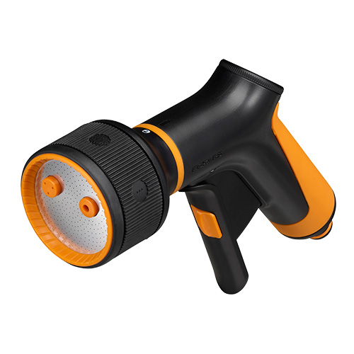 Pistol pentru stropit cu 3 jeturi Fiskars Comfort 1065483, control frontal – SimpleTools Pistol pentru stropit cu 3 jeturi Fiskars Comfort 1065483, control frontal - SimpleTools