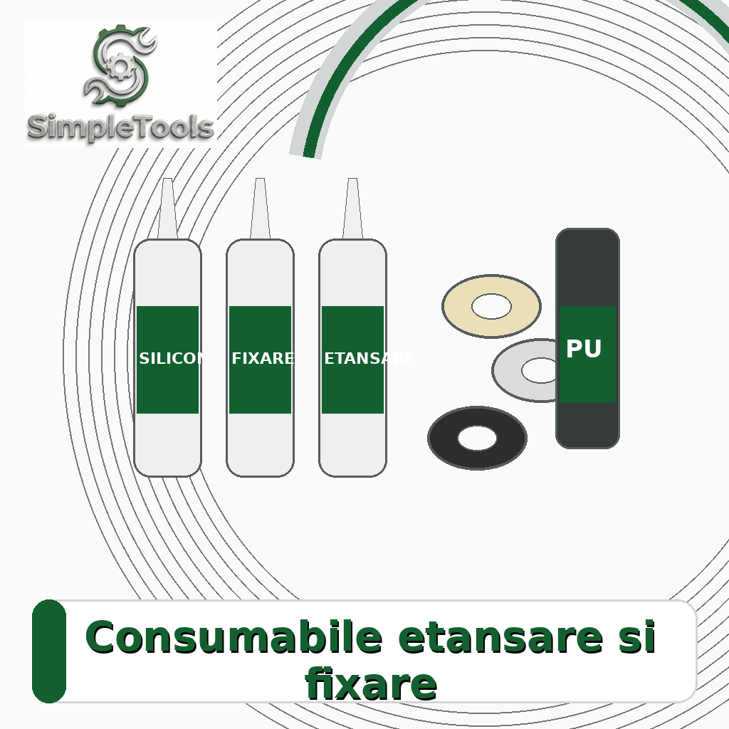 Consumabile etansare si fixare