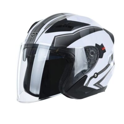 HECHT51627S - Casca alba S, scuter