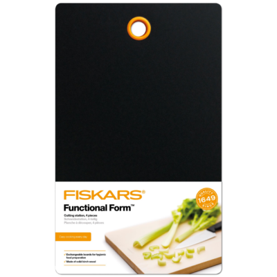 Tocator din lemn de mesteacan Fiskars Functional Form, 4 piese