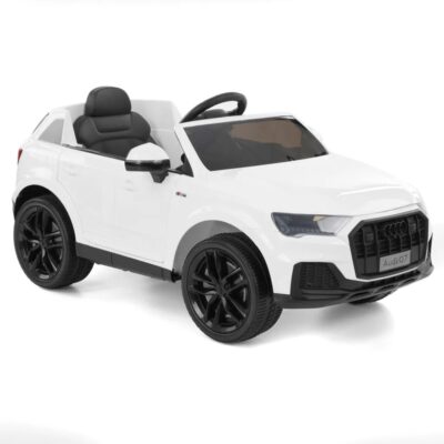 AUDI Q7 WHITE - Masină de jucărie cu baterie