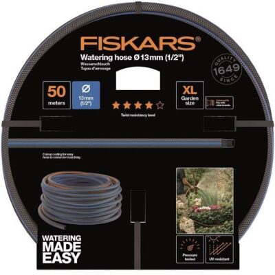 Furtun de gradina Fiskars Q4, 13 mm (1/2"), 50 m