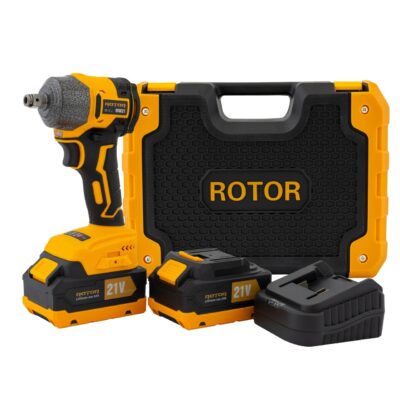 Autofiletanta cu impact pe acumulator ROTOR RIW21, 21 V /3 Ah, 320 Nm 2200 rot/min, 3300 BPM