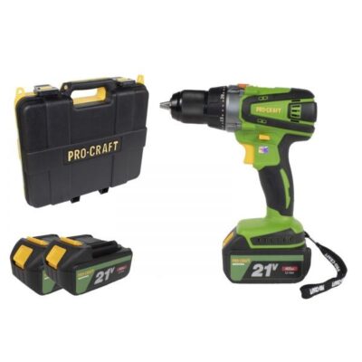 Autofiletanta cu percutie Procraft PA214, 21 V, 4 Ah, 60 Nm, 1500rpm, Mandrina metalica - SimpleTools