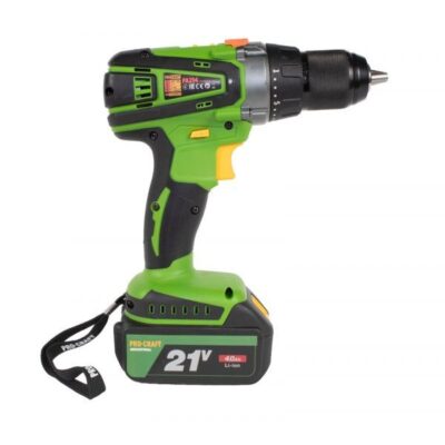 Autofiletanta cu percutie Procraft PA214, 21 V, 4 Ah, 60 Nm, 1500rpm, Mandrina metalica - SimpleTools