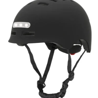 Casca de Trotineta/Bicicleta Neagra – Lumini Led Spate - SimpleTools