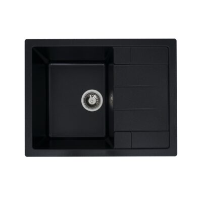 Chiuveta de bucătărie Elefant Premium Intenso , Negru metalic 465x340 mm