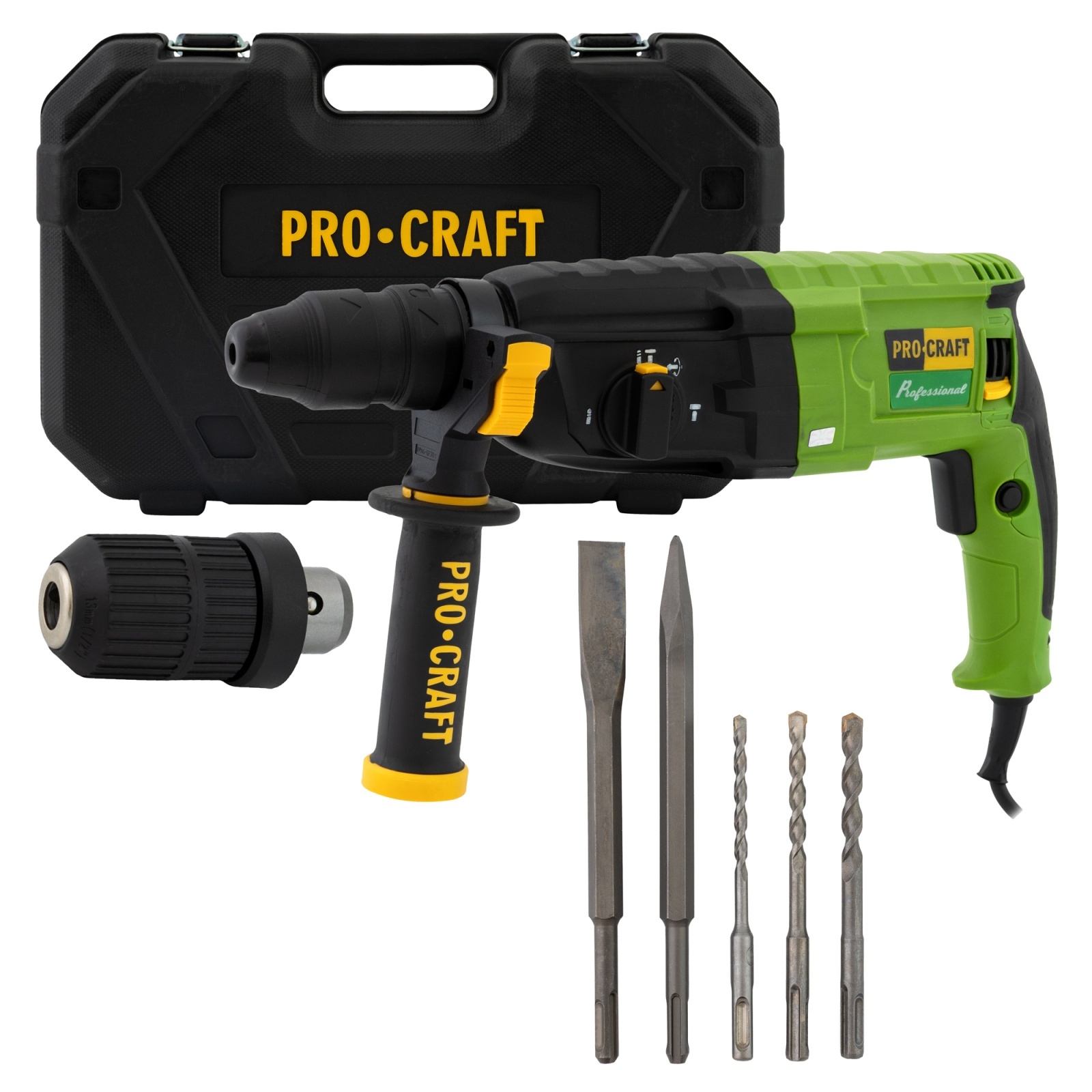 Ciocan rotopercutor PROCRAFT BH1400DFR, 790W, 3J, 4000 bpm – SimpleTools Ciocan rotopercutor PROCRAFT BH1400DFR, 790W, 3J, 4000 bpm - SimpleTools
