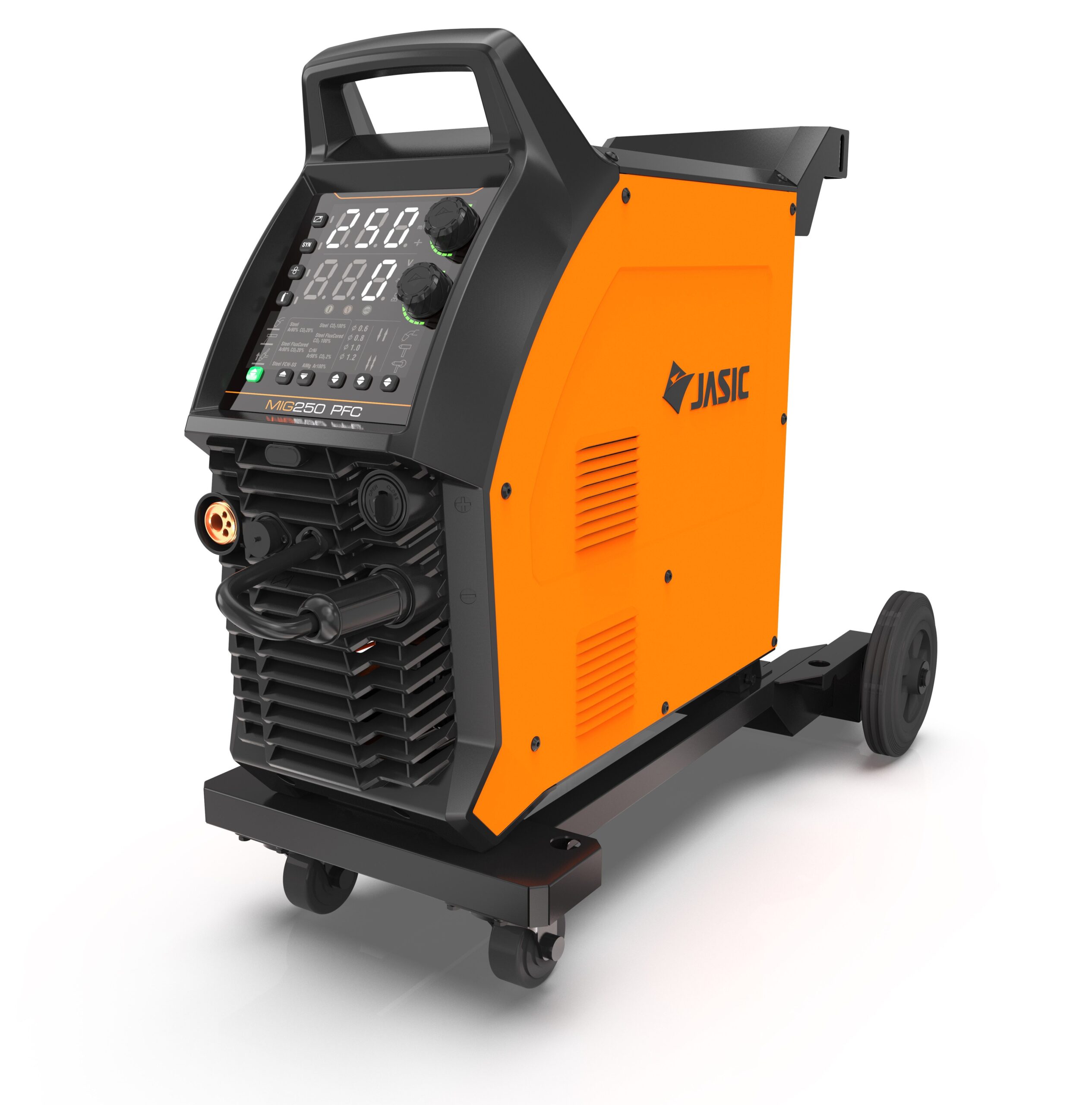 evo20-mig-250-pfc-n2sb2-aparat-de-sudura-mig-mag-industrial-jasic Aparat de sudura MIG-MAG/MMA/TIG Jasic EVO20 MIG 250 PFC (N2SB2), 250 A, 230 V - imagine 1
