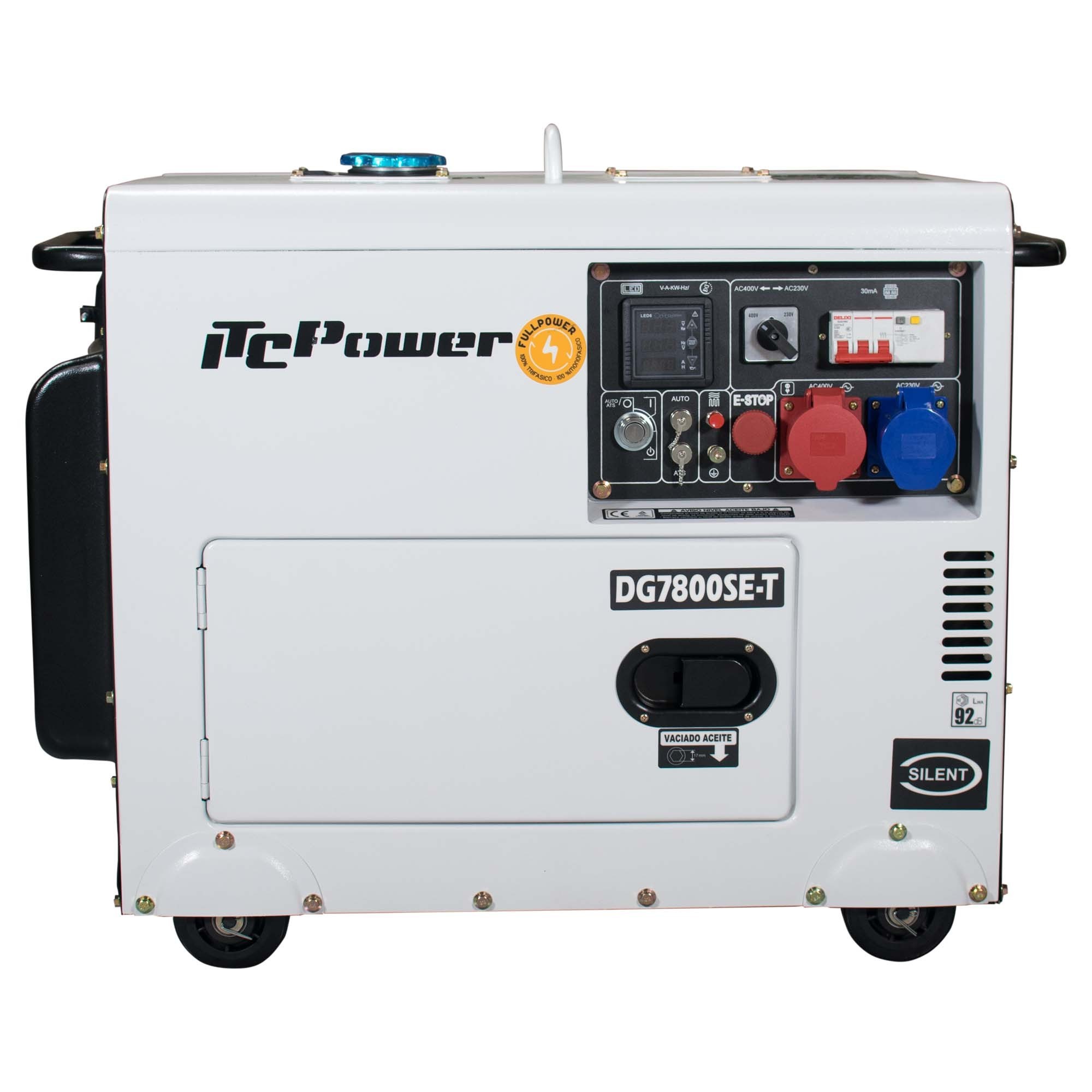 generator-diesel-trifazat-itc-power-dg7800se-t-79-kva-full-power-insonorizat-avr-pornire-electrica-pregatit-ats Generator diesel Full Power ITC Power DG7800SE-T, 6 kW / 7,9 kVA, 230/400 V, insonorizat - imagine 1