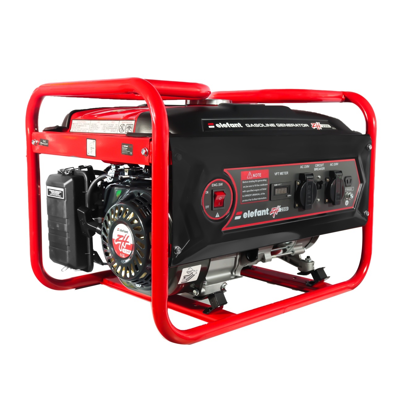 Generator pe benzina ZH2300 Elefant, iesire curent 2,3 kW , 6,5 CP, Siguranță de pornire, indicator de benzină – SimpleTools Generator pe benzina ZH2300 Elefant, iesire curent 2,3 kW , 6,5 CP, Siguranță de pornire, indicator de benzină - SimpleTools