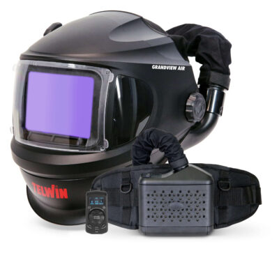 GRANDVIEW AIR PAPR - Masca de sudura automata Telwin, cu sistem respirator purificator de aer