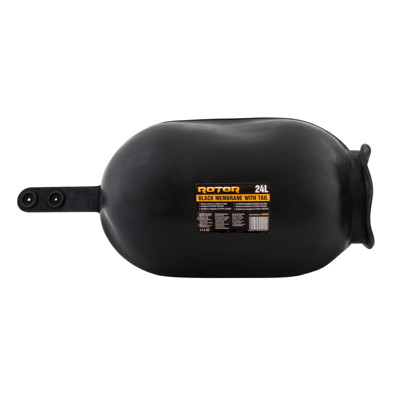 Membrană pentru hidrofor 24L Negru cu coadă ROTOR RMH-24CB – SimpleTools Membrană pentru hidrofor 24L Negru cu coadă ROTOR RMH-24CB - SimpleTools