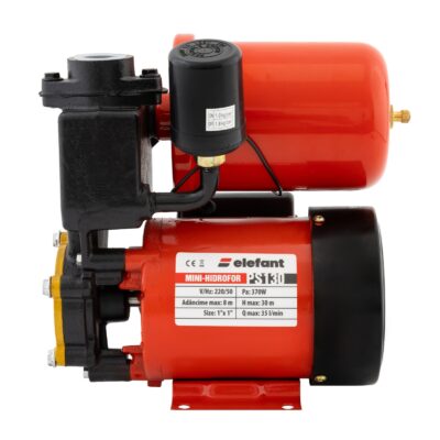 Mini hidrofor Elefant PS130, 370W, debit 40 l/min, inaltime refulare 40 m, turbina bronz - SimpleTools