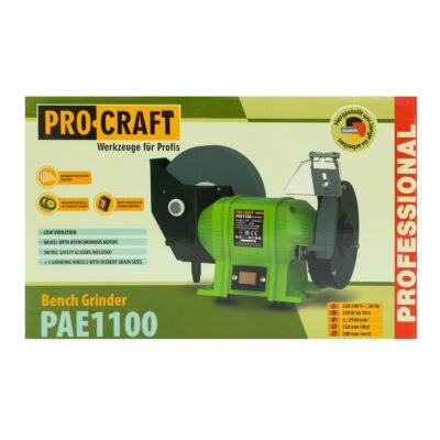 Polizor de banc PROCRAFT PAE1100 , 250 W 2980 rot/min - SimpleTools