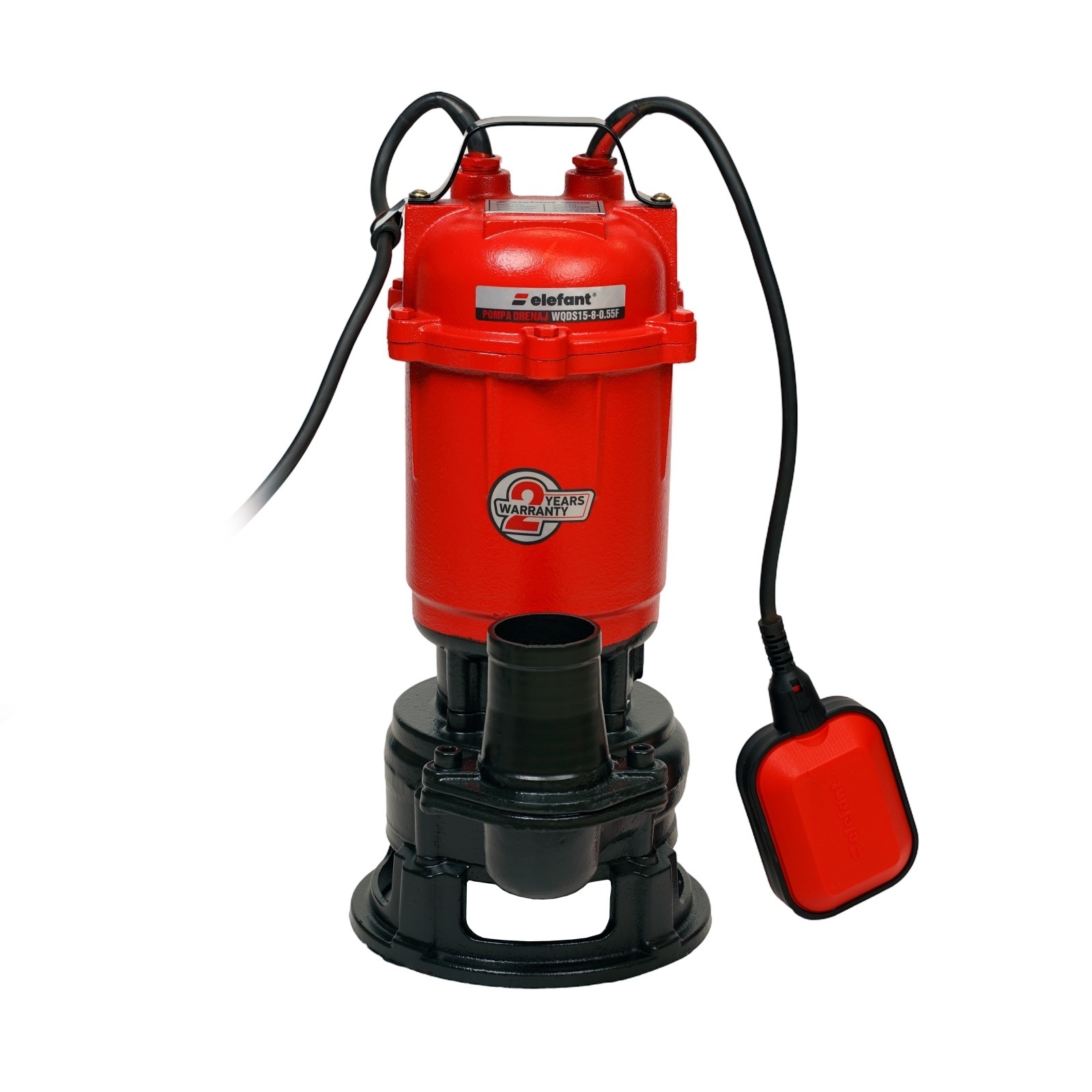 Pompa de drenaj submersibila ELEFANT WQDS15-8-0.55F, 550W, 233 l/min, inaltime refulare 8 m – SimpleTools Pompa de drenaj submersibila ELEFANT WQDS15-8-0.55F, 550W, 233 l/min, inaltime refulare 8 m - SimpleTools
