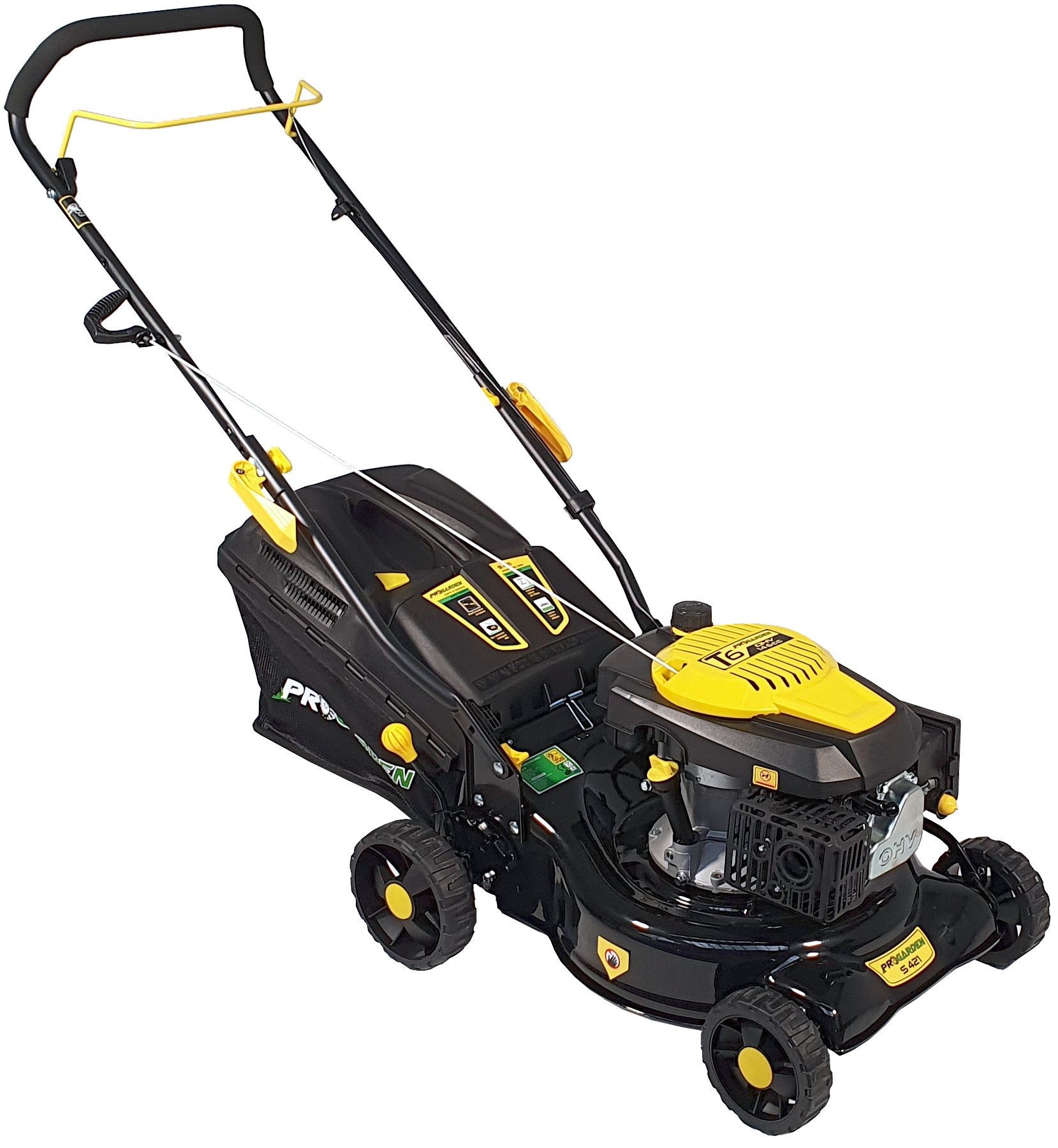 progarden-s421-t6-masina-de-tuns-gazon-35cp-420mm-40l ProGARDEN S421-T6 masina de tuns gazon, 3.5CP, 420mm, 40L - imagine 1