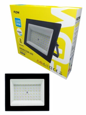 Proiector LED 50W 6500K Lumină Rece FLOW – FPL50W