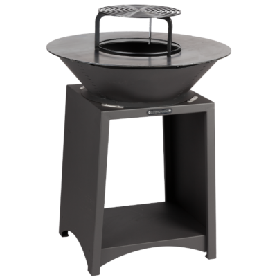 Gratar Metalic cu Plita Rotunda 750mm.