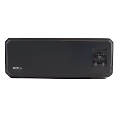 Aeroterma de perete cu display si telecomanda BÖHM BH2000BL, 20–25 m², 1000W-2000W