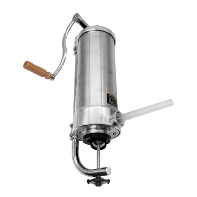 Aparat manual de facut carnati ROTOR RY-2006C, vertical, 3,5 kg, inox alimentar, 4 palnii, fixare pe masa cu clema - imagine 3