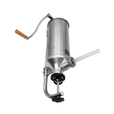 Aparat manual de facut carnati ROTOR RY-2008CB, vertical, 4 kg, inox alimentar, 4 palnii, fixare pe masa cu clema - imagine 3