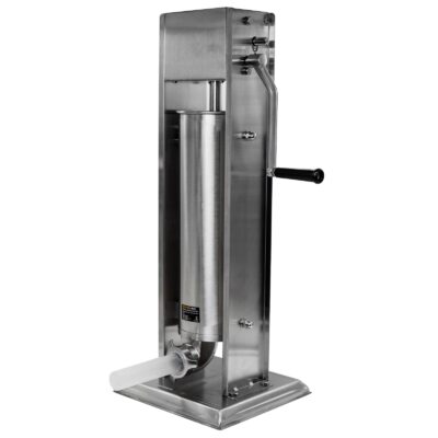 Aparat mecanic de facut carnati ROTOR RML-S7, vertical, 7 L, inox alimentar, cuva basculanta, 6 palnii, actionare prin manivela - imagine 3