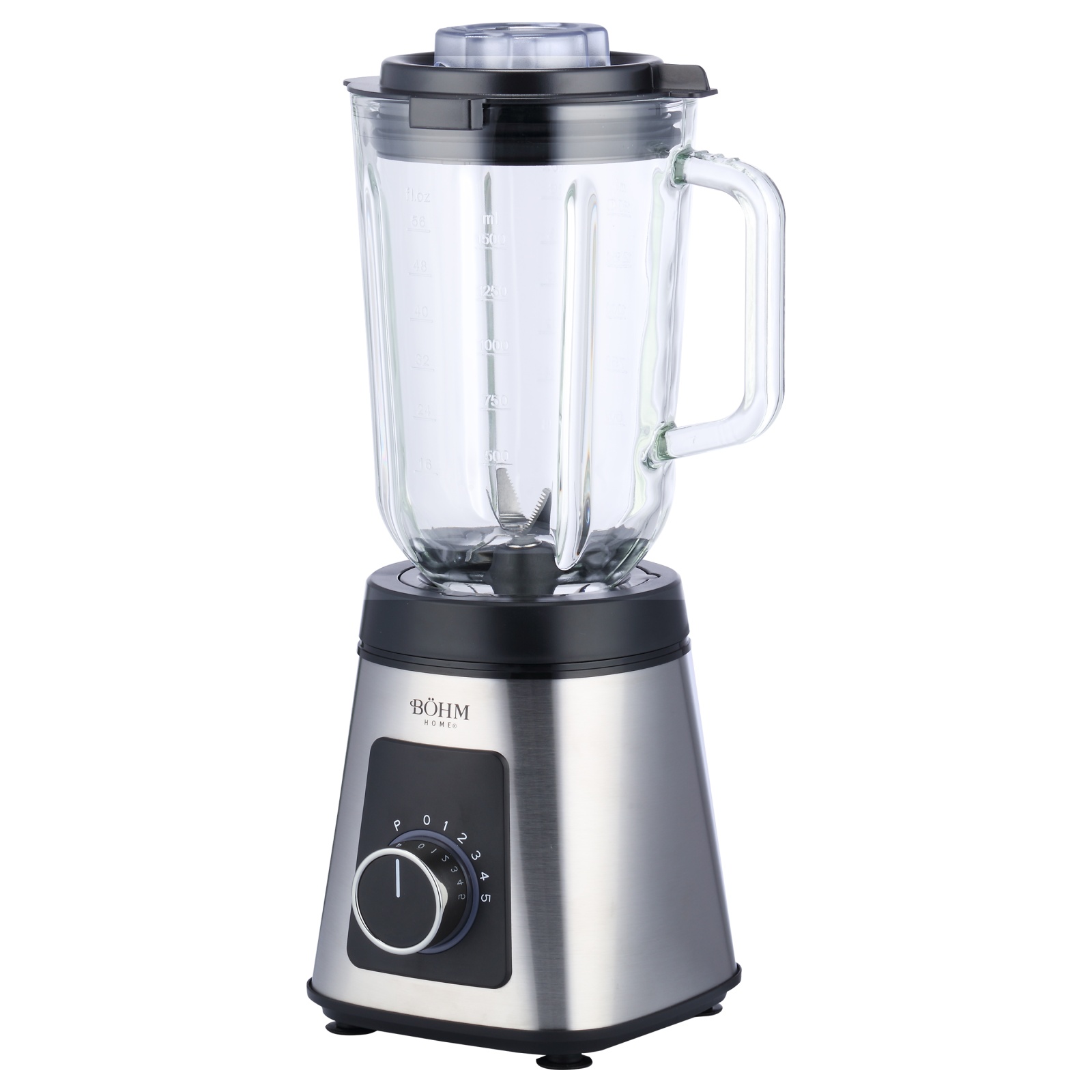 Blender de masa BÖHM Home BTBG80S15, 800 W, 1,5 L, 5 viteze + Pulse, 6 lame – SimpleTools Blender de masa BÖHM Home BTBG80S15, 800 W, 1,5 L, 5 viteze + Pulse, 6 lame - SimpleTools
