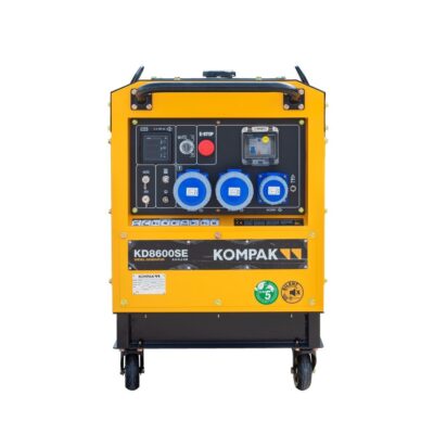 Generator diesel monofazat KOMPAK KD8600SE, 6.3 kW, 230 V, insonorizat - imagine 2
