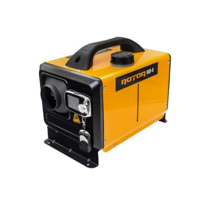 Incalzitor diesel ROTOR RID-8, 8 kW, 12V/24V/230V, rezervor 5 L, 1 iesire aer cald, control LCD, telecomanda, portabil