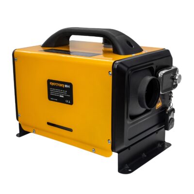 Incalzitor diesel ROTOR RID-8, 8 kW, 12V/24V/230V, rezervor 5 L, 1 iesire aer cald, control LCD, telecomanda, portabil - imagine 4