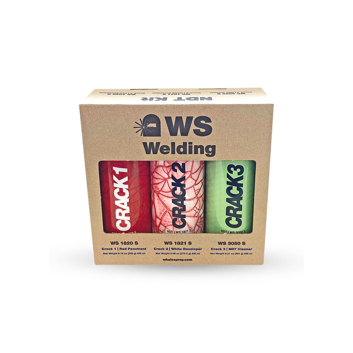 kit-control-nedistructiv-suduri-ws-1819-ndt Kit control nedistructiv suduri WS 1819 NDT, spray-uri 400 ml - imagine 1